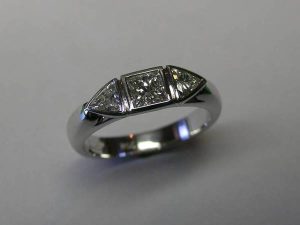 Thee diamond engagement